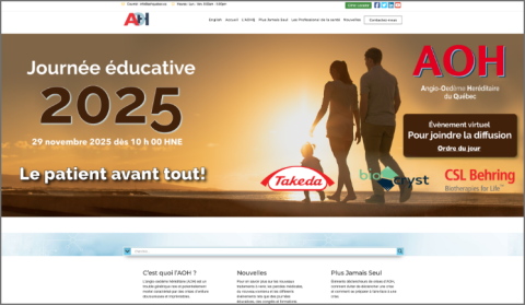 L’angioœdème héréditaire du Québec&nbsp;(AOHQ)